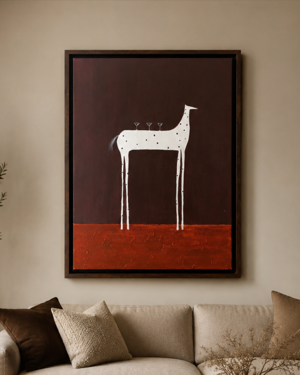 Three Cocktails on a White Horse