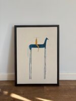 Yellow Rider on a Blue Horse - Görsel 4