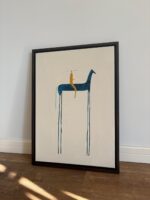 Yellow Rider on a Blue Horse - Görsel 5